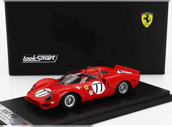 FERRARI 330p2 №77 2000km Daytona (1965) John Surtees - Pablo Rodriguez, Red