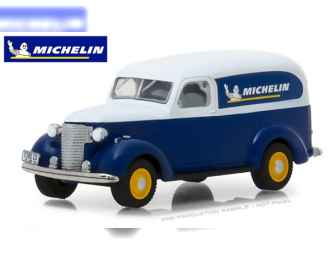 CHEVROLET Panel Truck фургон "Michelin" (1939), blue / white