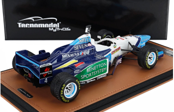 BENETTON F1 B196 Team RENAULT Mild Seven №4 Spanish GP Rain Tires (1996) Gerhard Berger