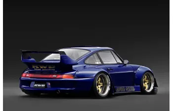 PORSCHE RWB 993, blue metallic