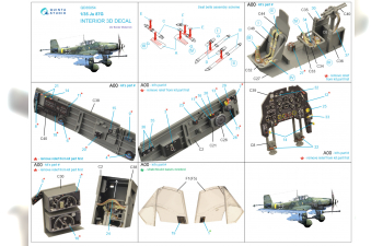 3D Декаль интерьера кабины Ju 87G (Border Model)