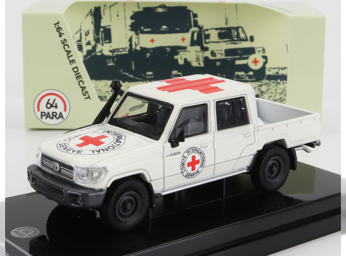 TOYOTA Land Cruiser Lc79 Double Cab Pick-up Red Cross Croce Rossa Comite International Geneve Lhd (2014), White Red