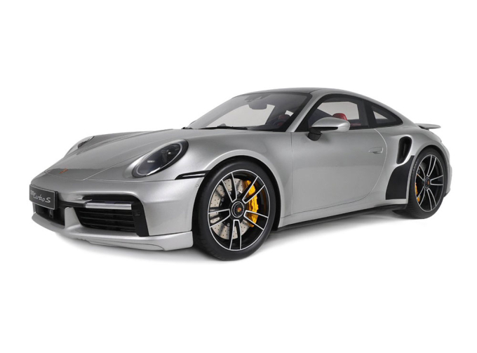 PORSCHE 911 (992.1) Turbo S (2020), silver metallic