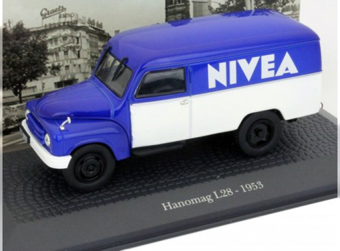 HANOMAG L28 "NIVEA' фургон (1953), blue / white