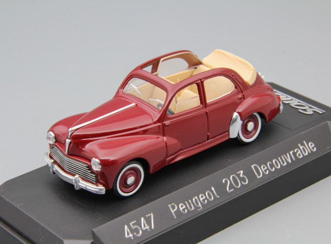 PEUGEOT 203 Decouvrable, dark red