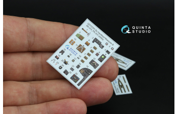 3D Декаль интерьера кабины DH Mosquito B Mk.XVI/PR.XVI (Airfix) (с 3D-печатными деталями)