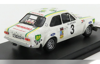 FORD Escort Mki №3 Winner Rally Ypres (1972) G.Staepelaere - A.Aerts, White