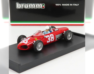 FERRARI F1 156 N 38 3rd Monaco Gp Phil Hill 1961 World Champion - With Driver Figure, Red