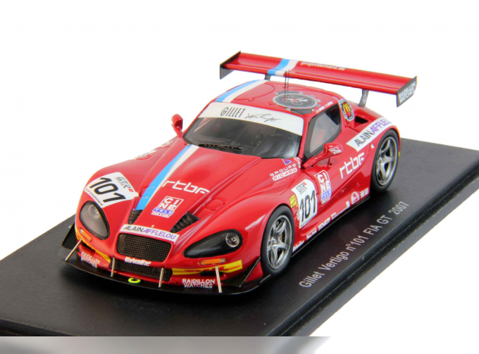 GILET Vertigo #101 FIA GT (2007), red