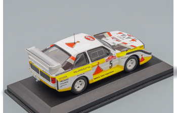 AUDI Quattro Sport E2 #5, white / yellow