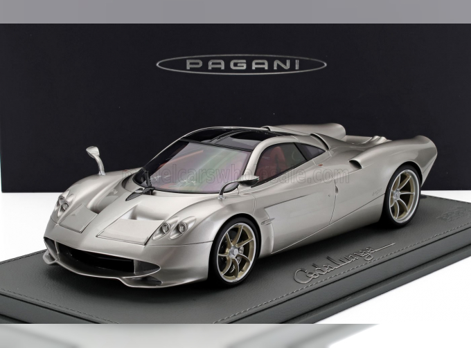 PAGANI Huayra Codalunga (2022) - Con Vetrina - With Showcase, Porsche Gold Bronze Met