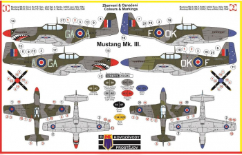 Сборная модель Mustang Mk.III RAF/RAAF