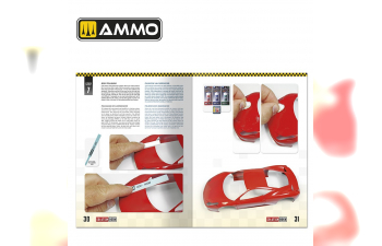 Книга SOLUTION BOOK 24 - Как красить и покрывать лаком масштабные автомобили (многоязычная) / How to Paint and Lacquer scale cars (Multilingual Book)