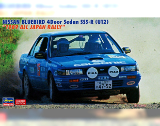 Сборная модель NISSAN BLUEBIRD 4Door Sed All Japan Rally 1989