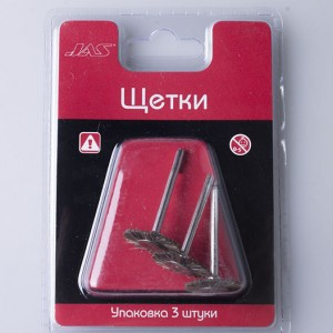 Щетка щетина, 21 мм, 3 шт./уп., блистер