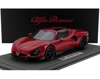 ALFA ROMEO 33 Stradale (2025) - Con Vetrina - With Showcase, Rosso Alfa - Red