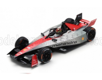 MAHINDRA Formula-e M9 Electro Team Mahindra Racing №48 Season (2023-2024) Edoardo Mortara, Silver Red Black