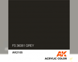 Краска акриловая GREY (FS 36081) 17ML