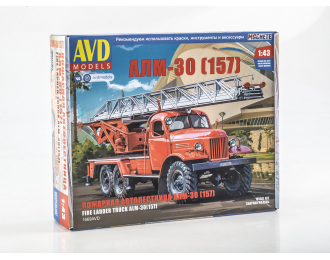 Сборная модель Пожарная автолестница АЛМ-30 (157)