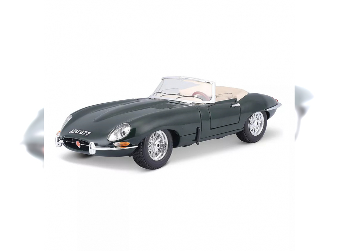 JAGUAR E-Type Cabrio (1961), green 