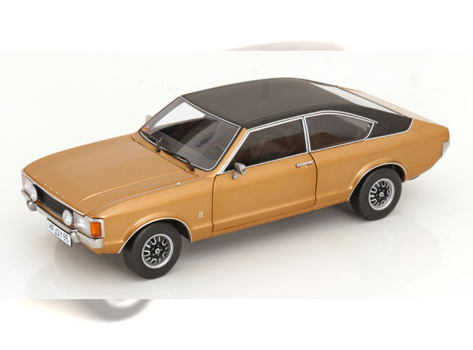 FORD Consul Coupe 2 Series (1975), gold metallic / matt-black