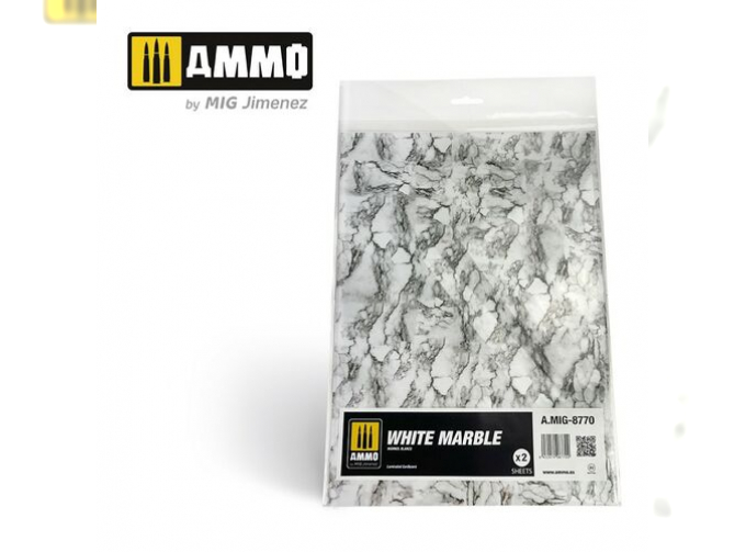 White Marble. Sheet of Marble – 2 pcs.