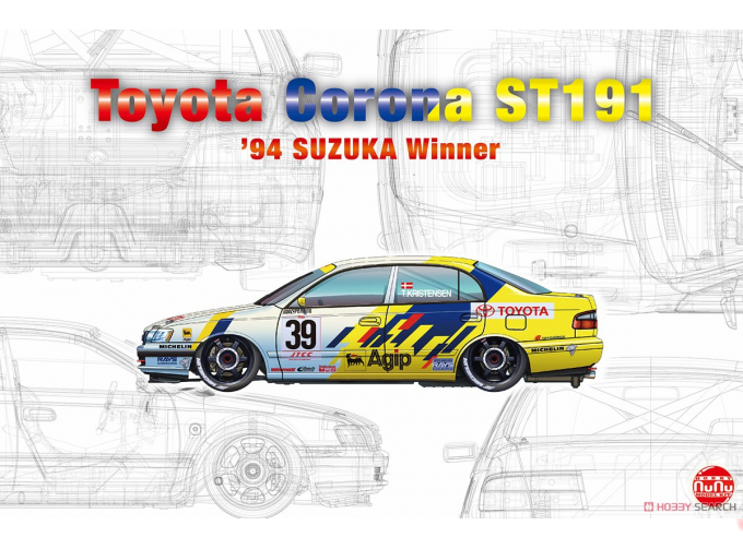 Сборная модель Toyota Corona ST191 '94 JTCC Suzuka Winner (+фототравление)