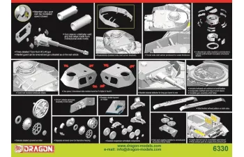 Сборная модель Pz.Kpfw.IV Ausf.D mit 7.5cm Kw.K.40 L/43