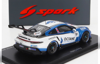 PORSCHE 911 991-2 Gt3 Octani №19 Champion Benelux Porsche Carrera Cup Season (2022) H.King, Black Blue White