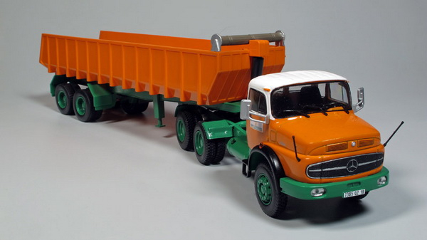 MERCEDES-BENZ LS 2624 «Jean Lefebvre» (1971-1983), orange / green