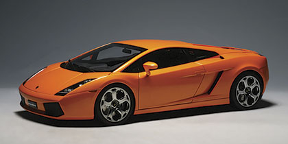 LAMBORGHINI Gallardo 2002, orange met 