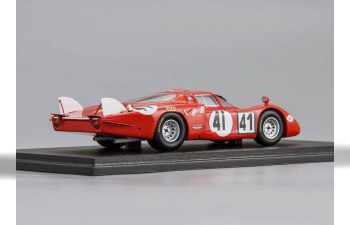 ALFA ROMEO 33/2 #41 Le Mans G. Baghetti - N. Vaccarella (1968), red