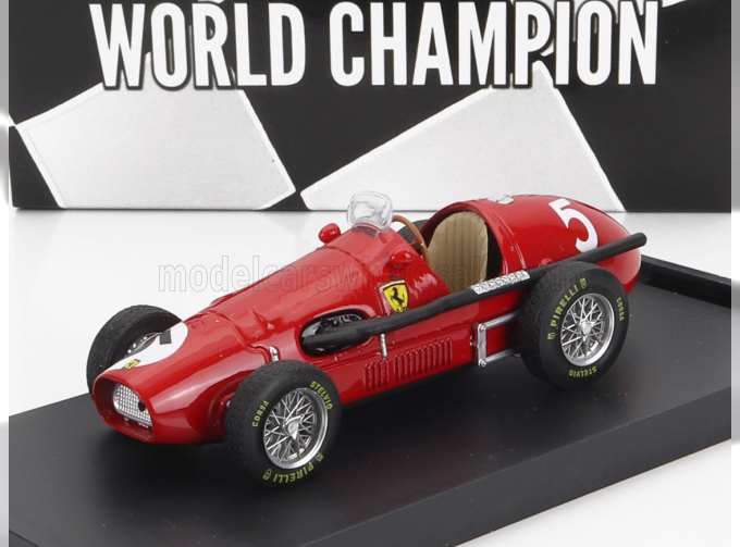 FERRARI F1 500 F2 N 5 World Champion Winner English Gp Alberto Ascari 1953, Red