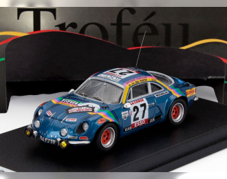 RENAULT Alpine A110 Coupe (night Version) №27 Rally Tour De Corse 1980 Bernard Fontaine - Max Gaurit, Blue
