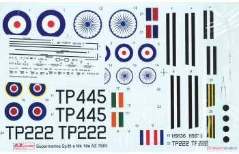 Сборная модель Supermarine Spitfire Mk.18e "Asian Teritory"