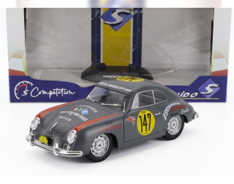 PORSCHE 356 Pre-a Coupe №147 Racing Panam (1954), Grey Red