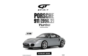 PORSCHE 911 (996.2) Turbo *Resin serie* (2001), polar silver