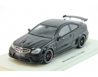 MERCEDES-BENZ C63 AMG (2014), black