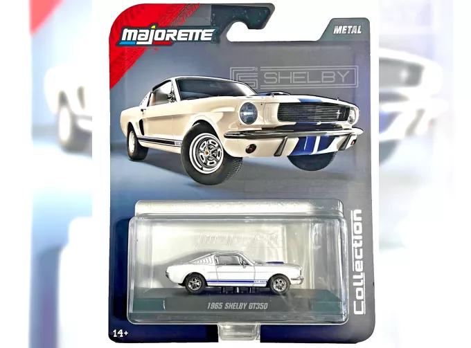 FORD Mustang Shelby GT350 (1965), blue/white