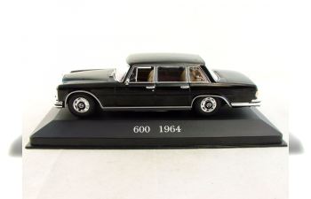 MERCEDES-BENZ 600 (1964), Mercedes-Benz Offizielle Modell-Sammlung 56, black