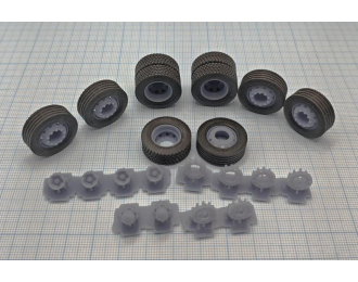 Комплект колес в сборе, в размере 315/60 22.5, для грузовика 6х2