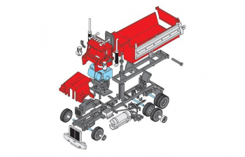 Сборная модель Western Star самосвал