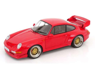 PORSCHE 911 (993) GT2 with BBS-Rims (1996), red