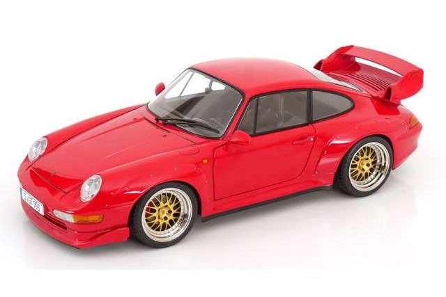 PORSCHE 911 (993) GT2 with BBS-Rims (1996), red