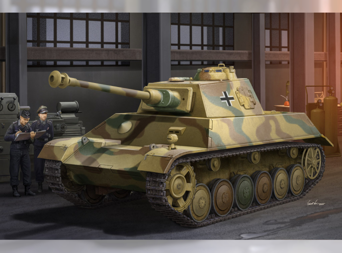 Сборная модель Немецкий танк Pz.Kpfw.III/IV auf Einheitsfahrgestell