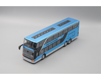 Автобус SETRA синий. 260х60 мм.