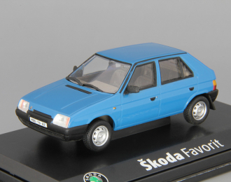 SKODA Favorit 136L (1987), blue