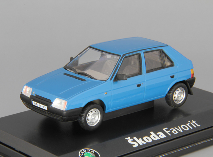 SKODA Favorit 136L (1987), blue