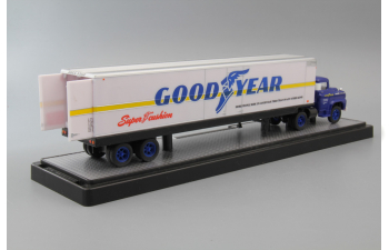 CHEVROLET Spartan LCF & Goodyear Trailer, blue / silver