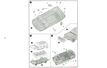 Сборная модель Toyota Land Cruiser 100 WAGON VX Limited